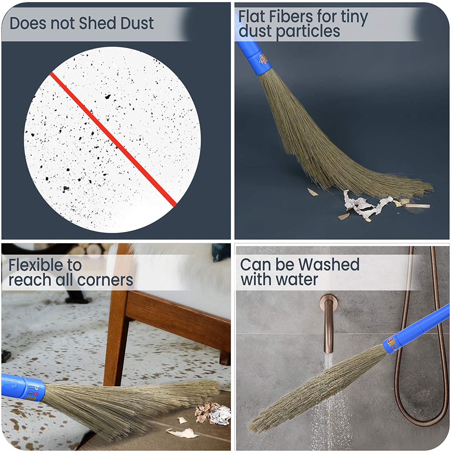 Gala No Dust Broom Plastic