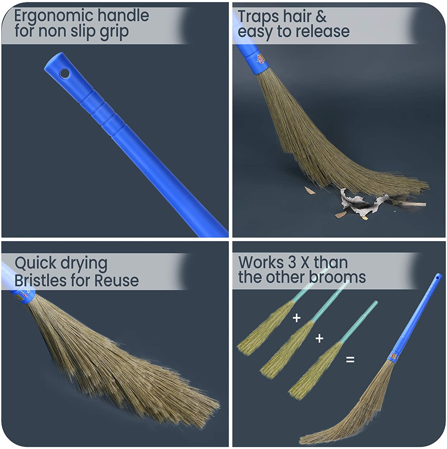 Gala No Dust Broom Plastic