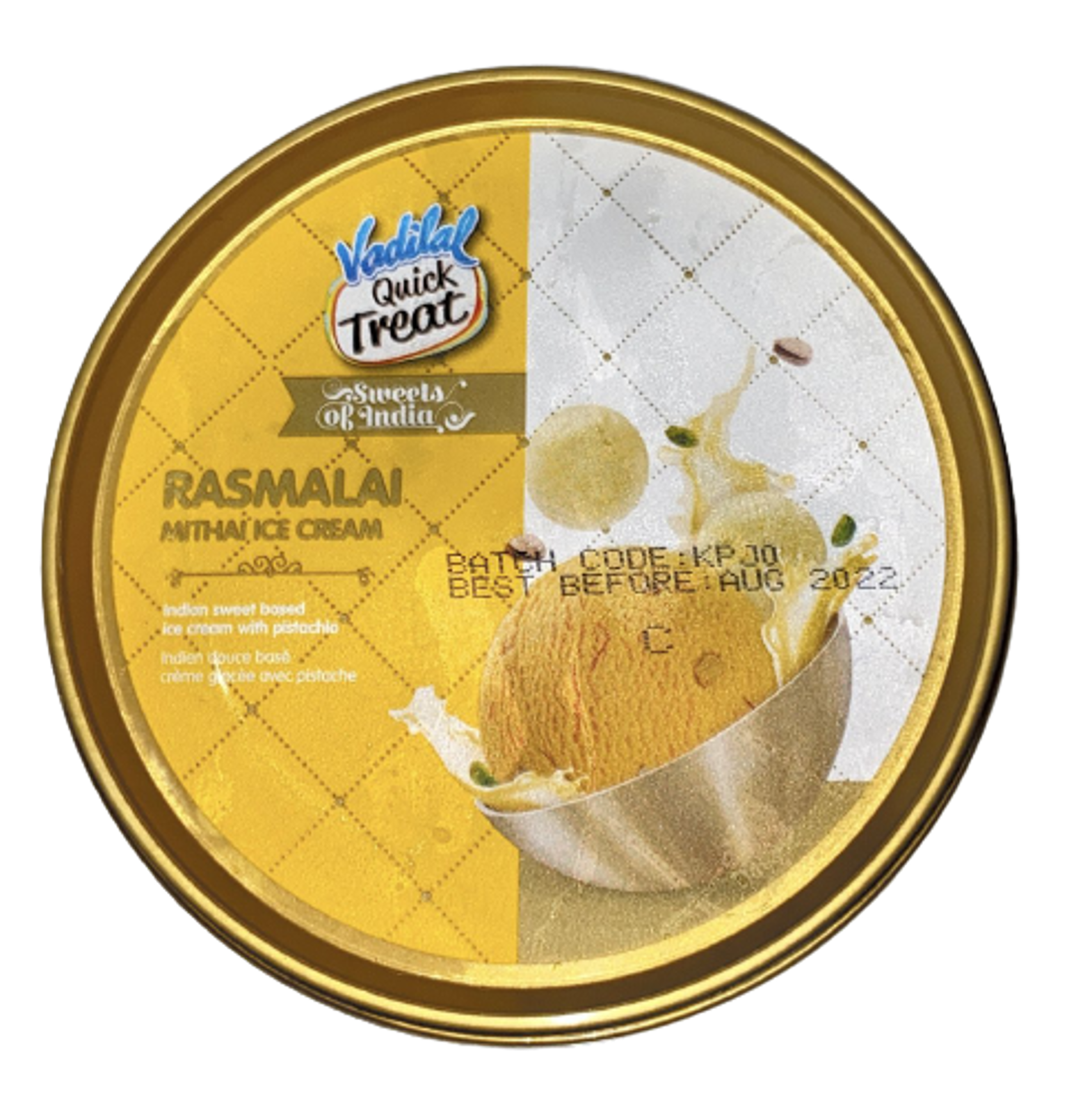 Rasmalai Mithai Ice Cream