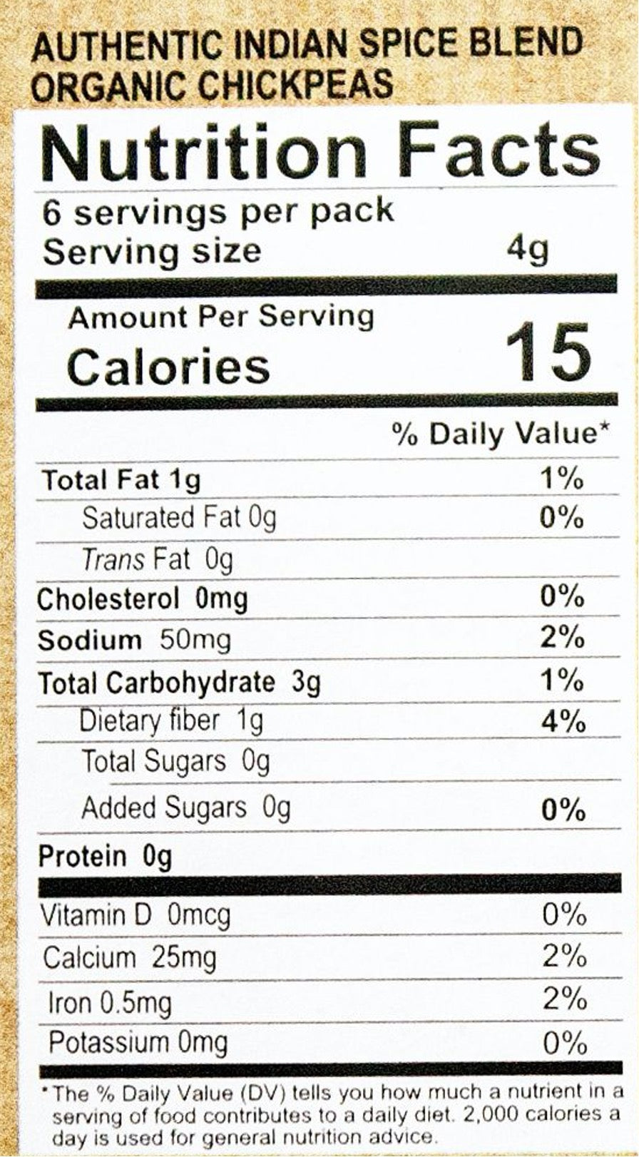 Chickpeas Chole Spices