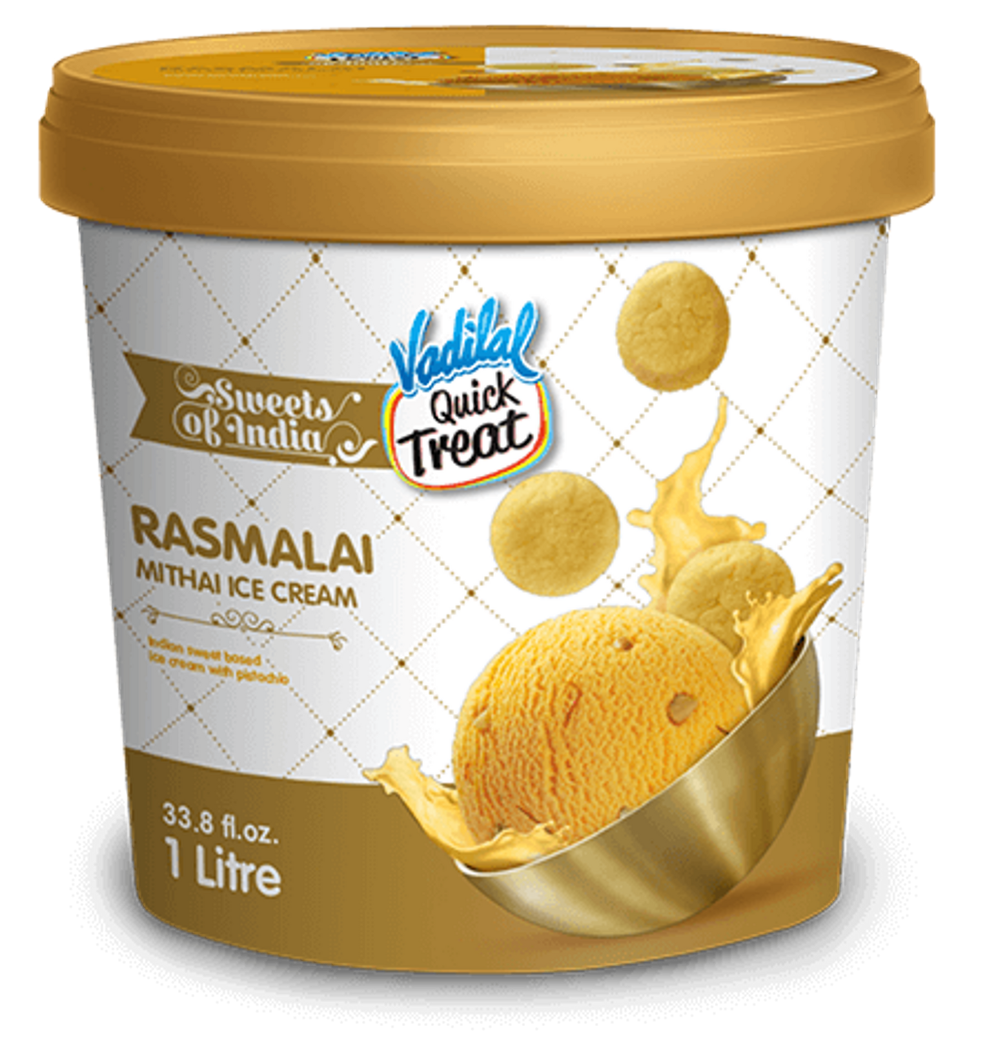 Rasmalai Mithai Ice Cream
