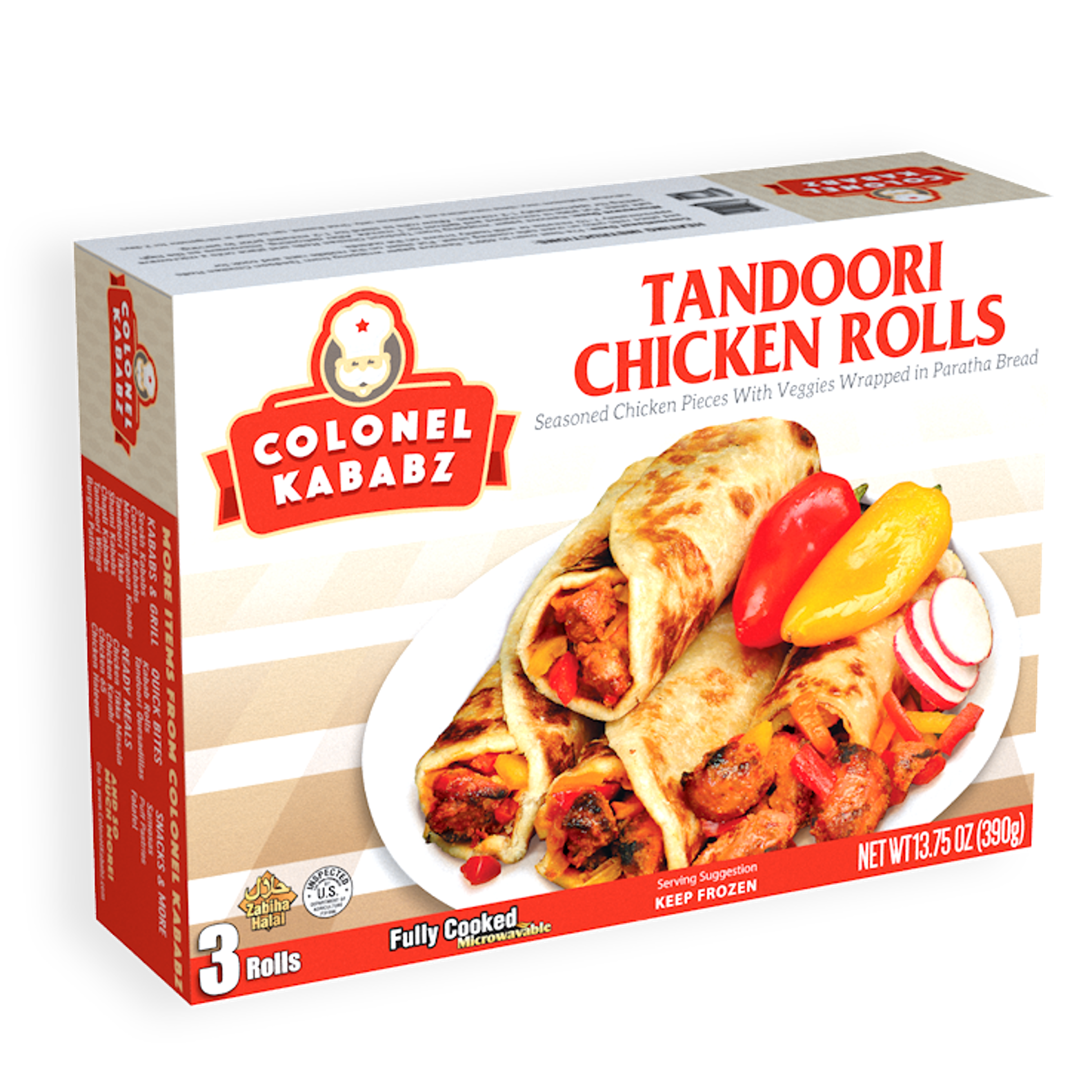 Tandoori Chicken Rolls