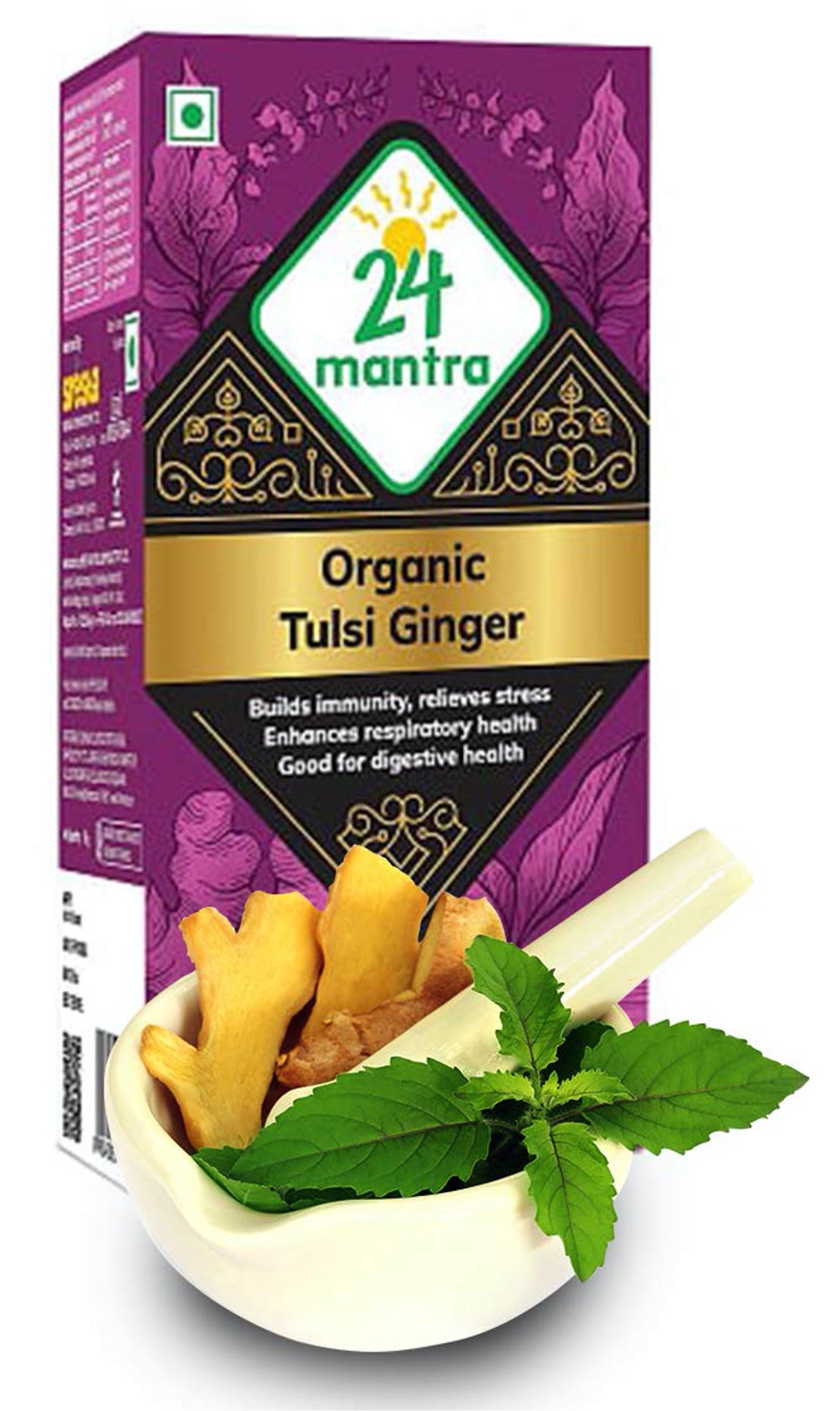Organic Tulsi Ginger Tea