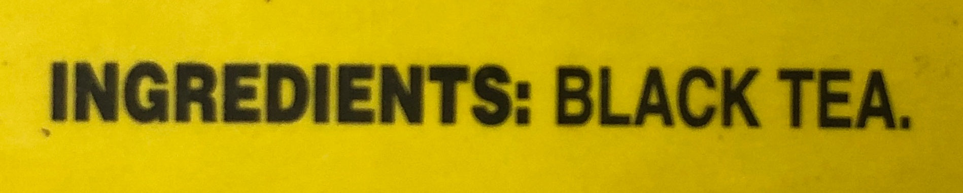 Yellow Label Tea (Tea Bags)