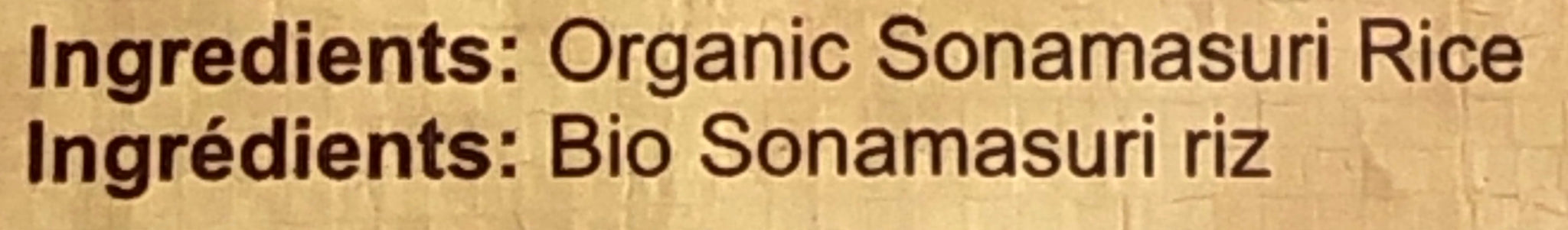 Organic Sonamasuri Rice