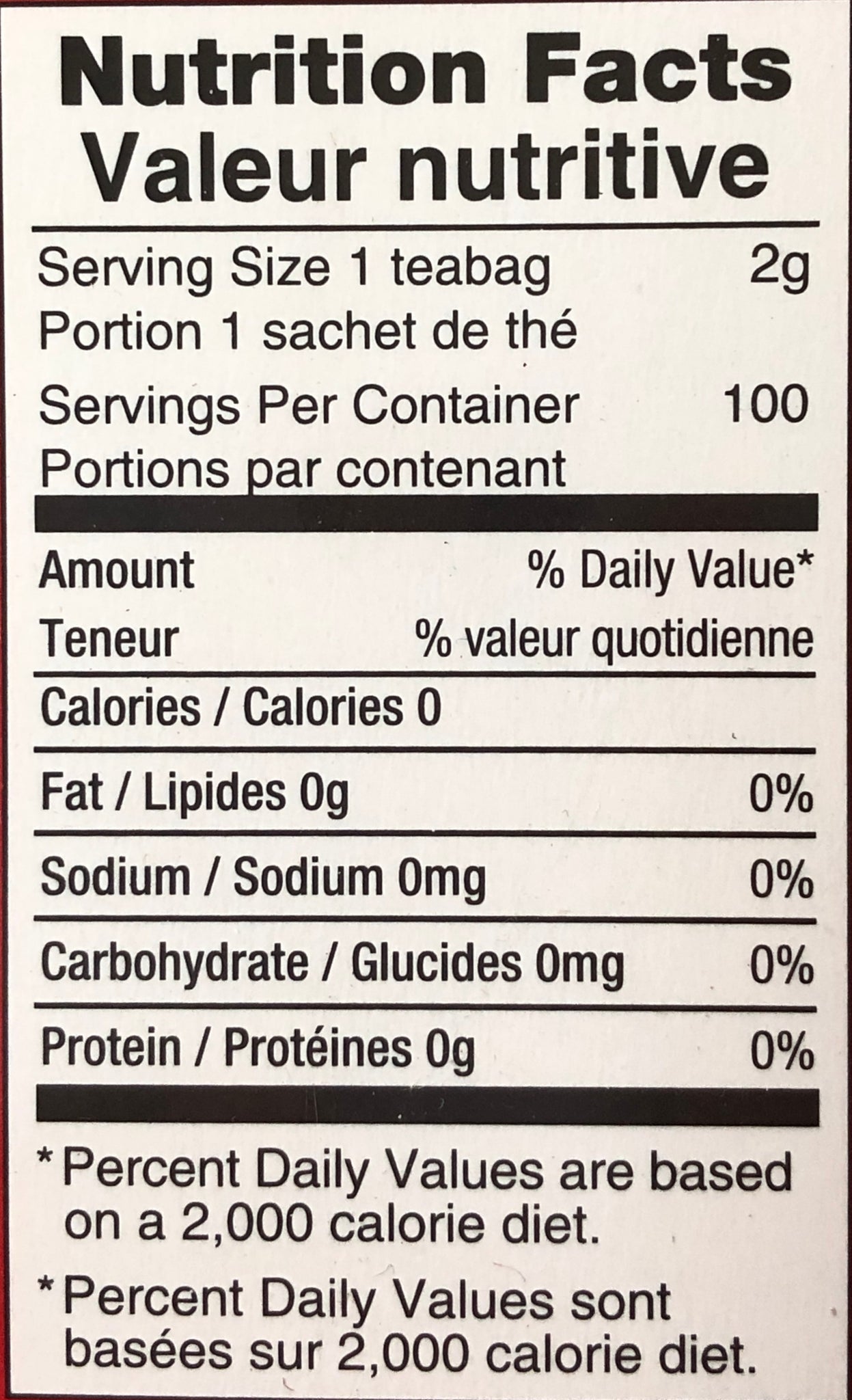 Black Tea (Tea Bags)