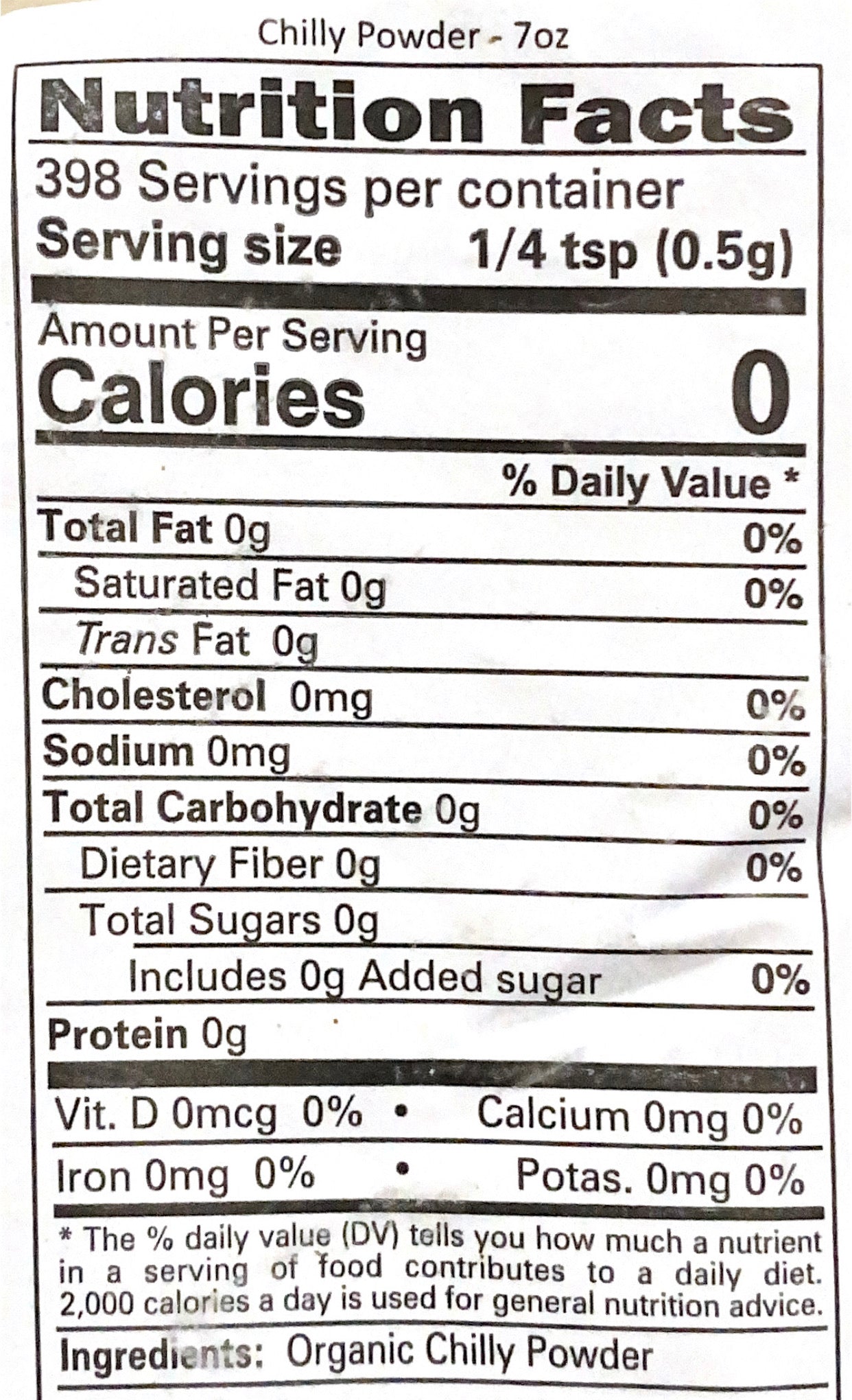 Organic Chilly Powder