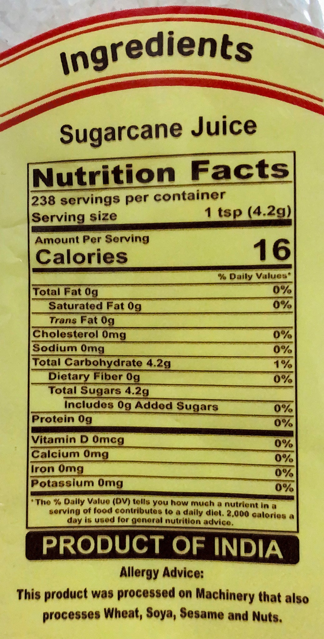 Indian Sugar
