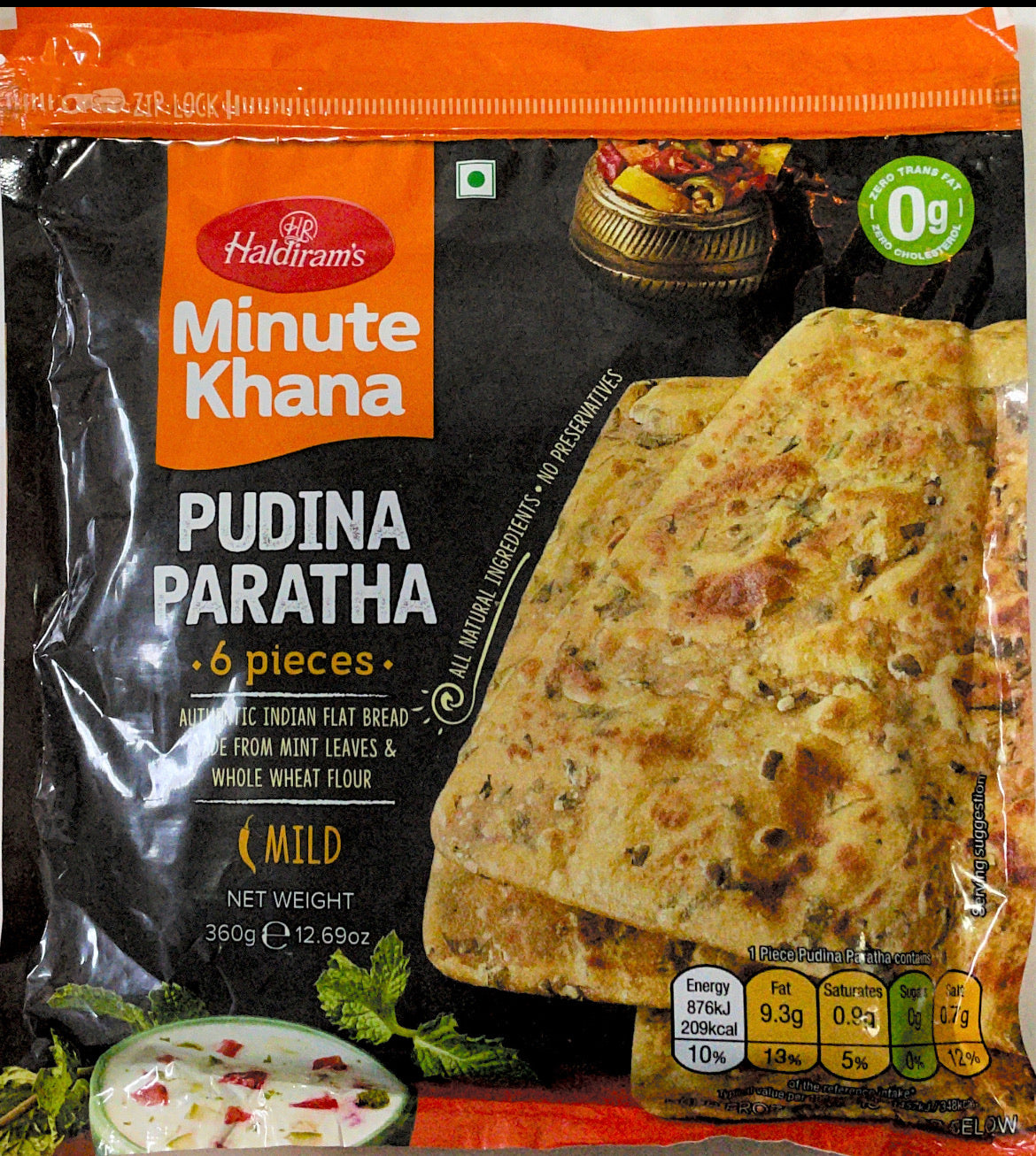 Pudina Paratha