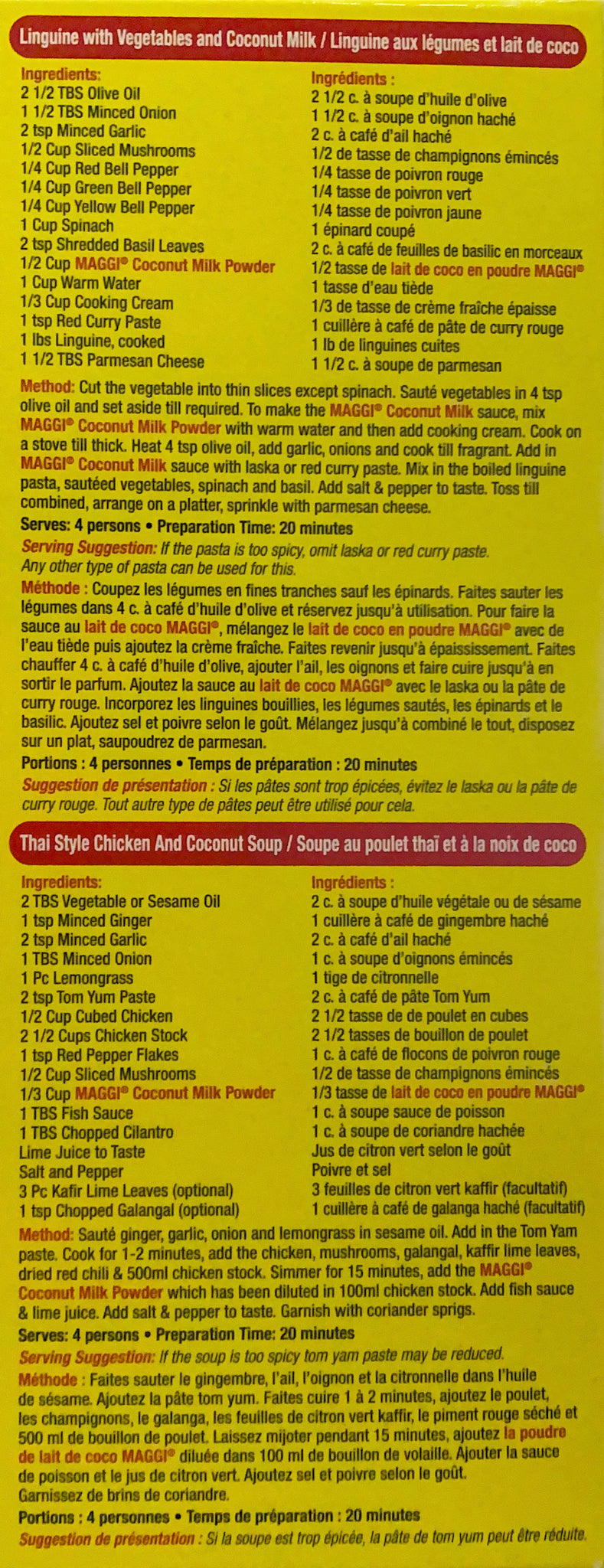 Coconut Milk Powder Mix