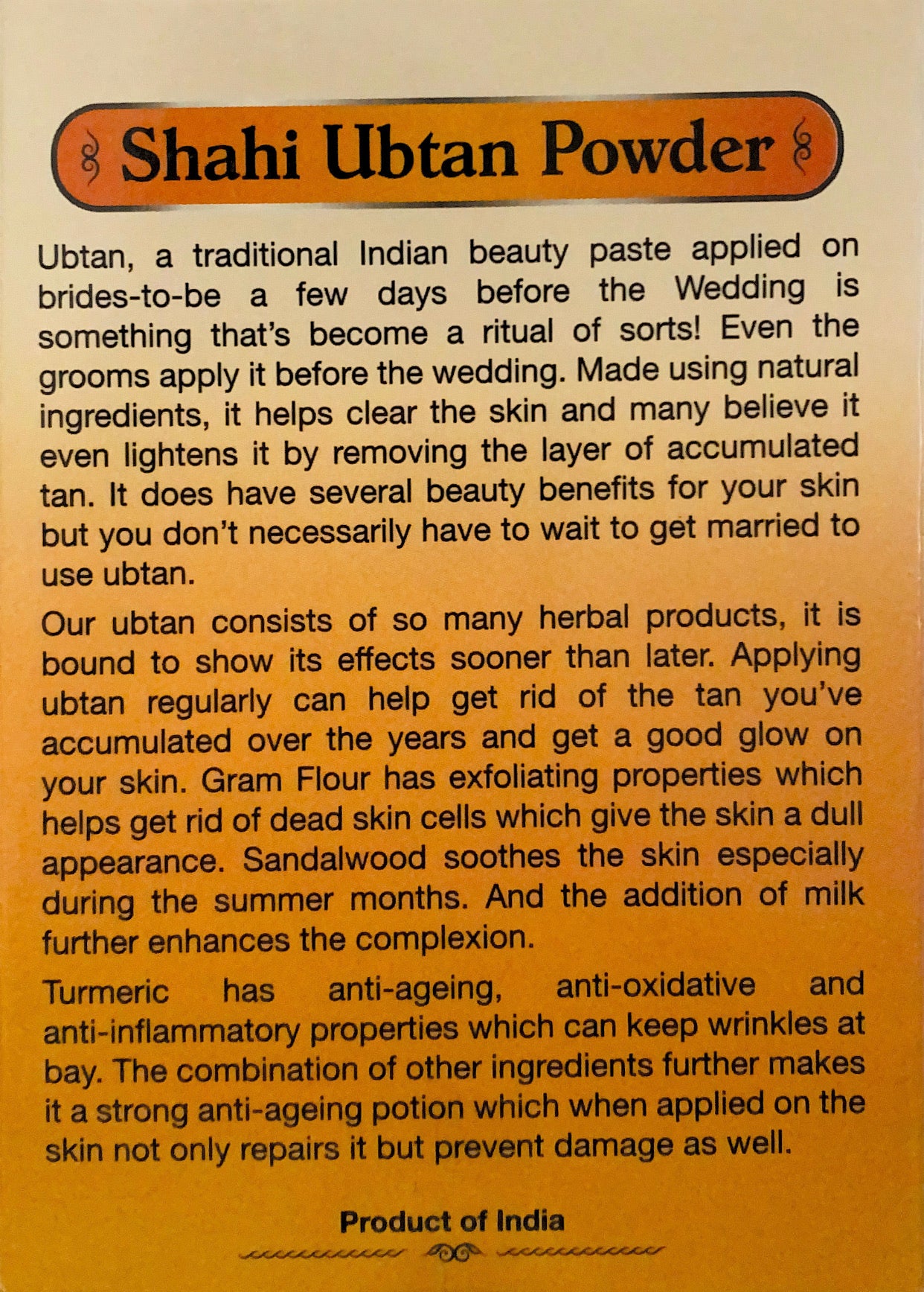 Shahi Ubtan Powder