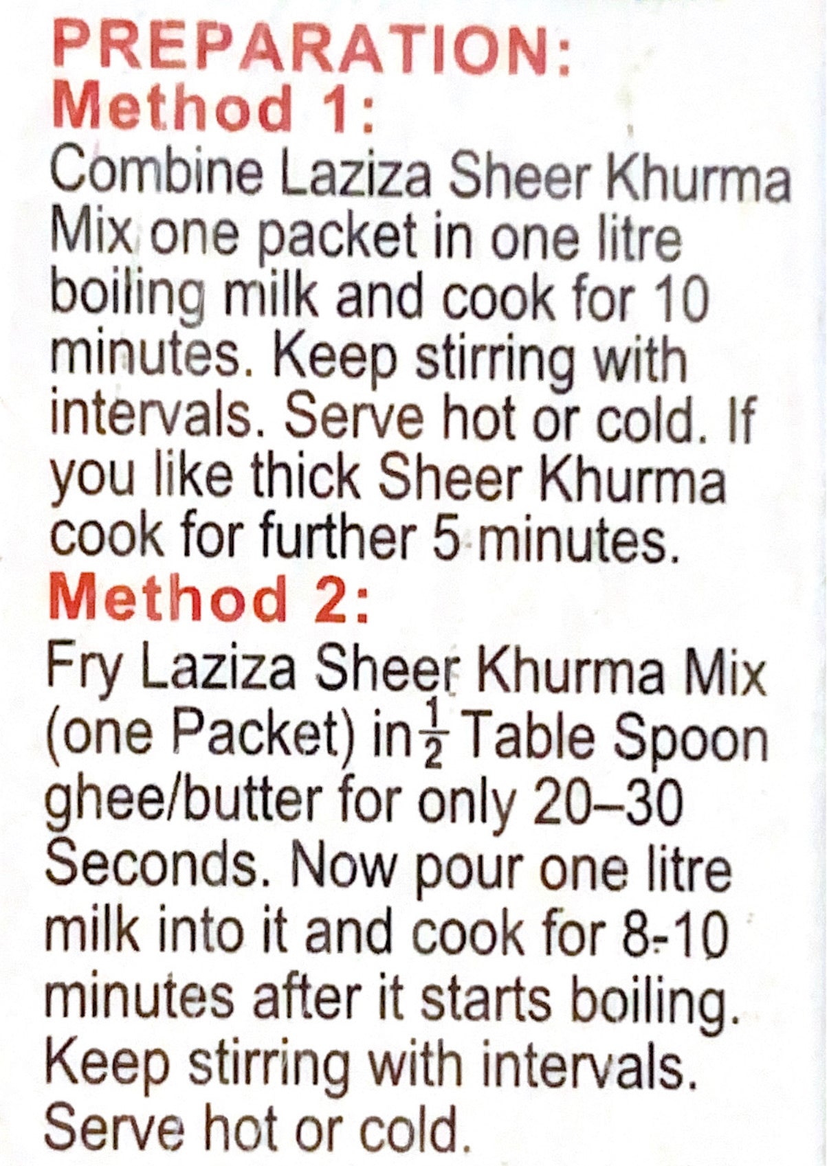 Sheer Khurma Mix