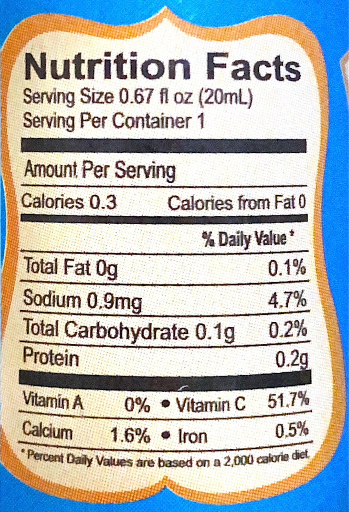 Vanilla Food Flavour