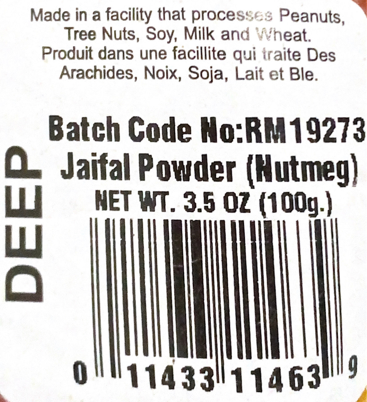 Jaifal Powder (Nutmeg)