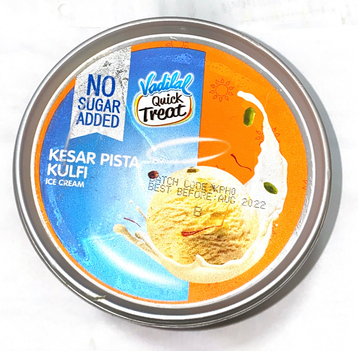 Kesar Pista Kulfi Ice Cream