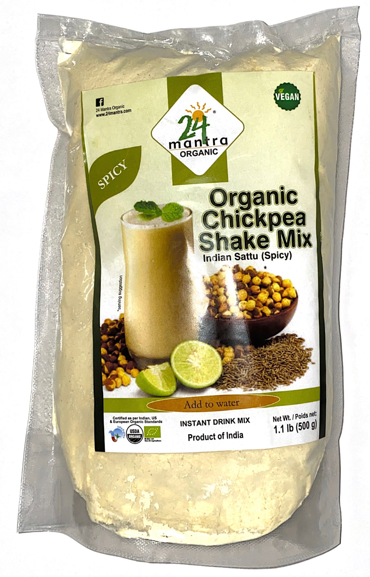 Organic Chickpea Shake Mix