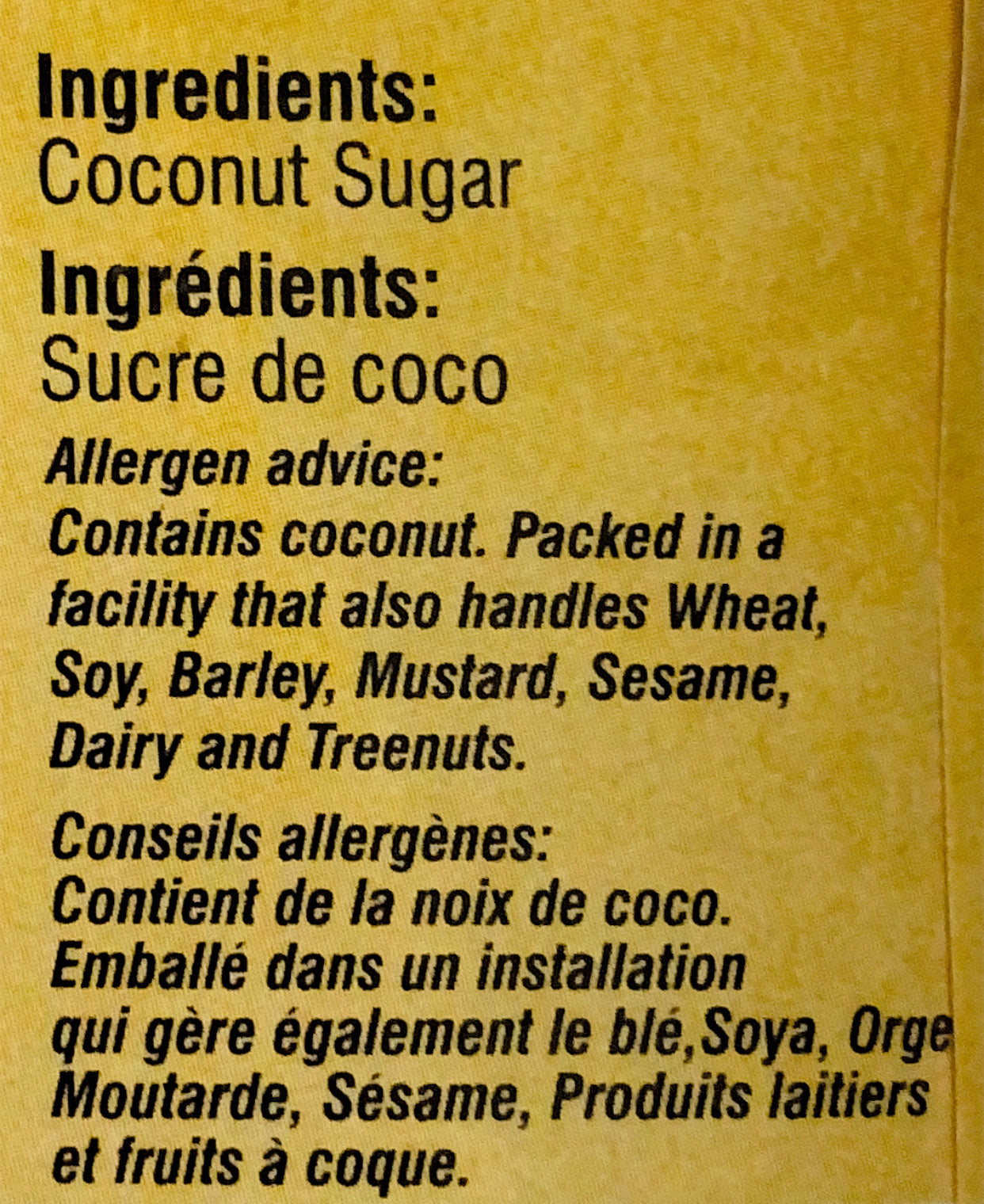 Coconut Sugar