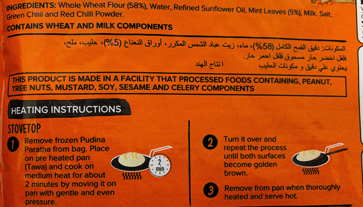 Pudina Paratha