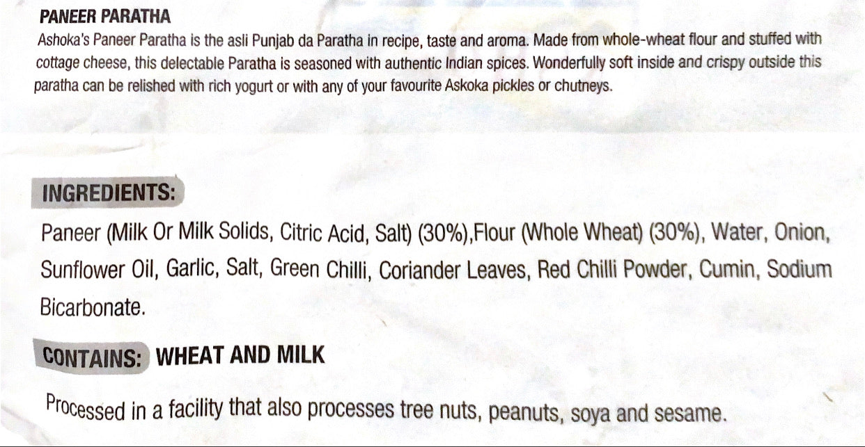 Paneer Paratha