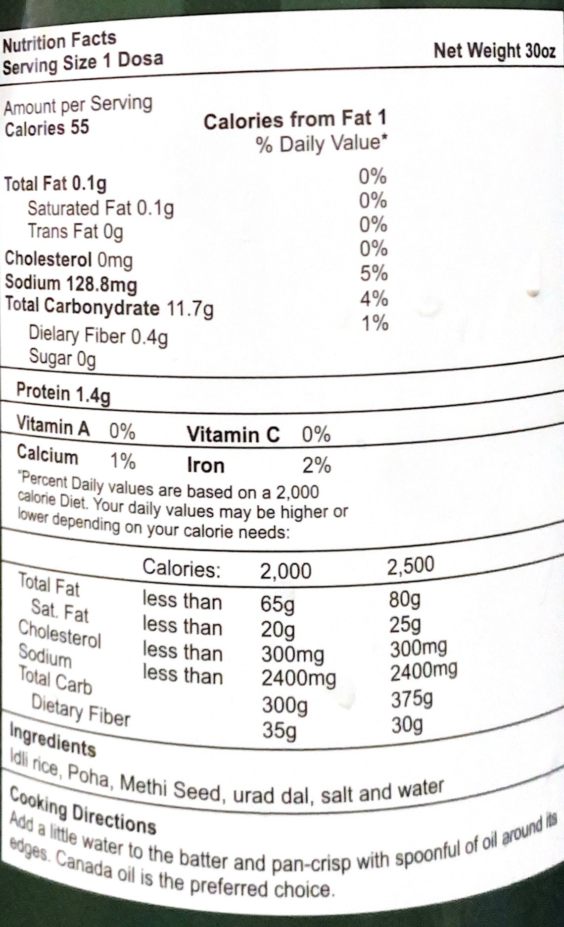 Dosa Batter