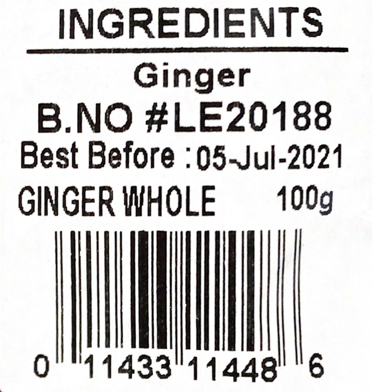 Ginger Whole