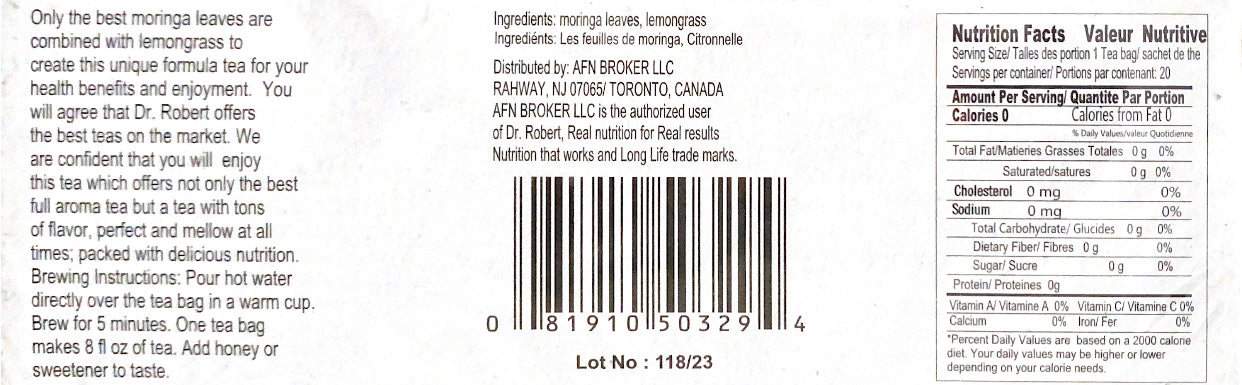 Lemongrass Moringa Tea