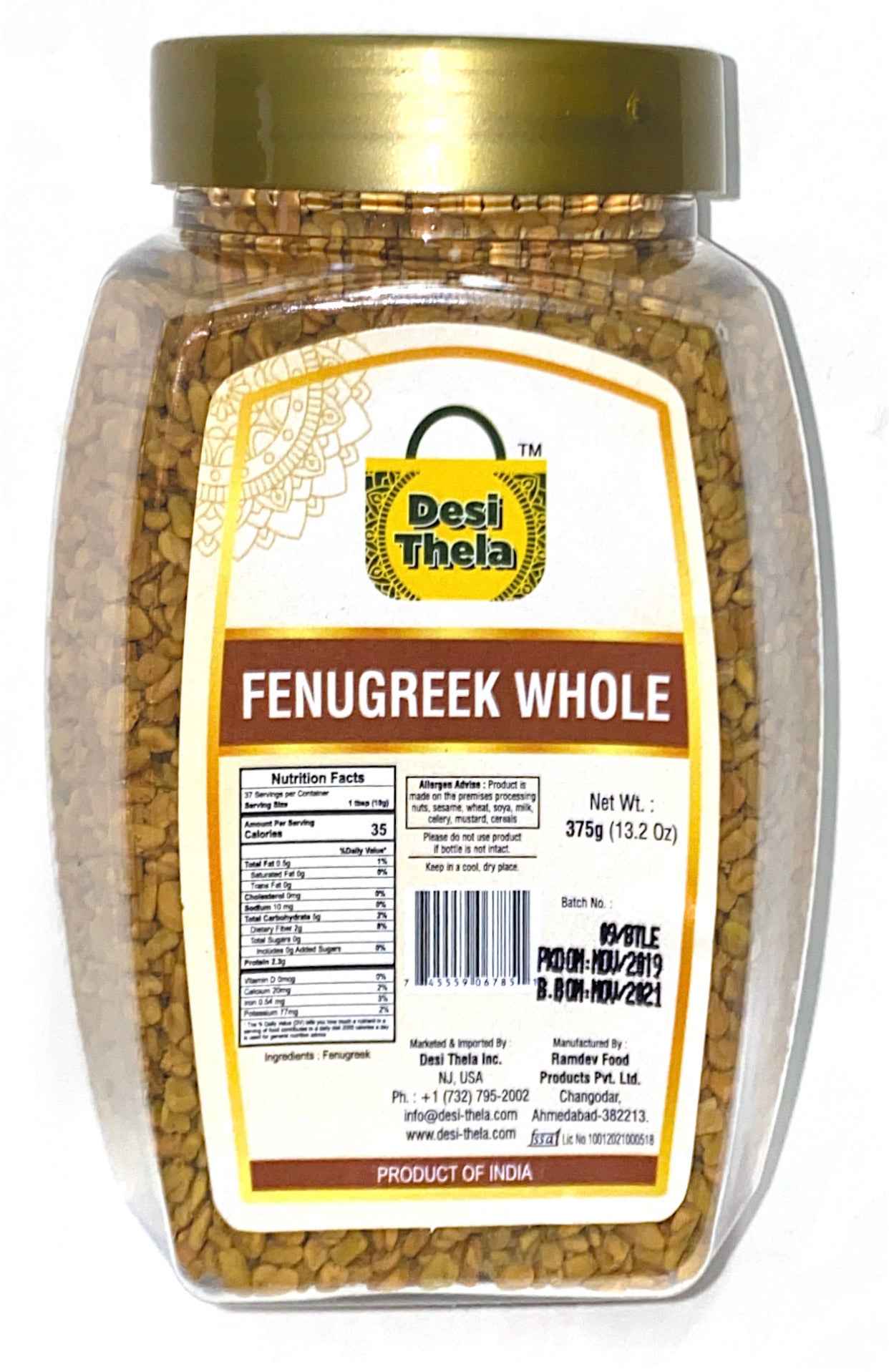 Fenugreek Whole