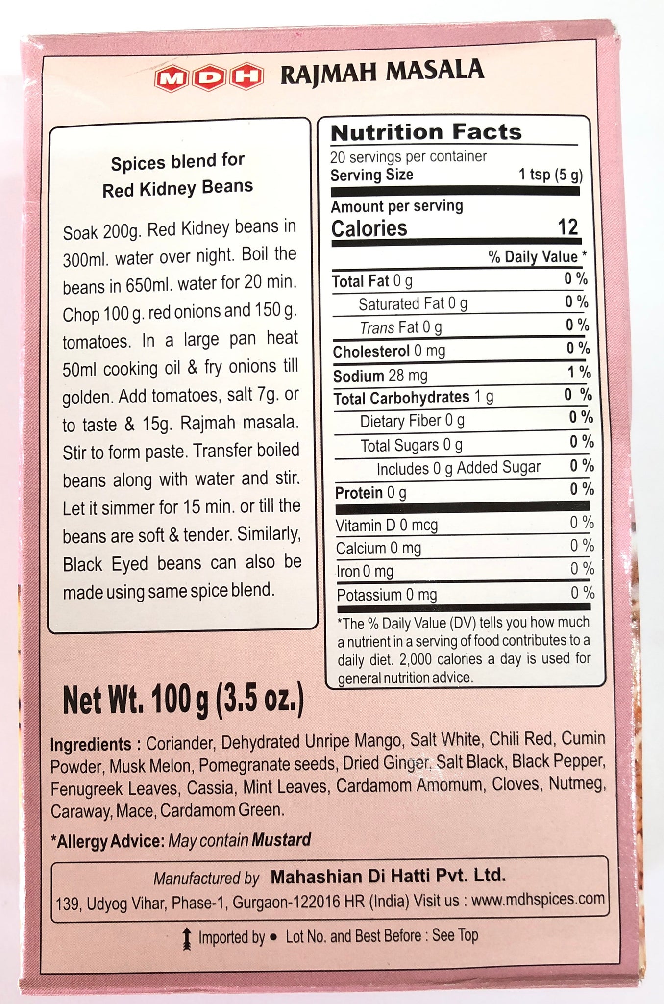 Rajmah Masala