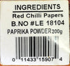 Paprika Powder