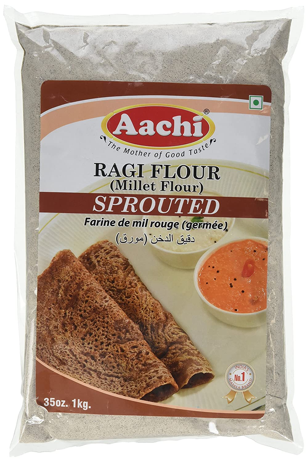 Ragi Flour (Millet Flour) Sprouted