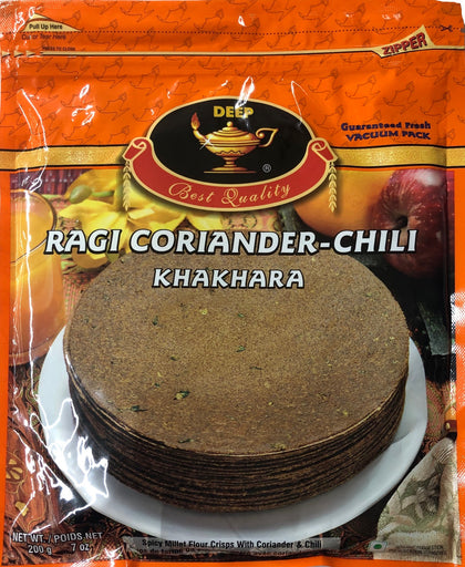 Ragi Coriander-Chili Khakhra