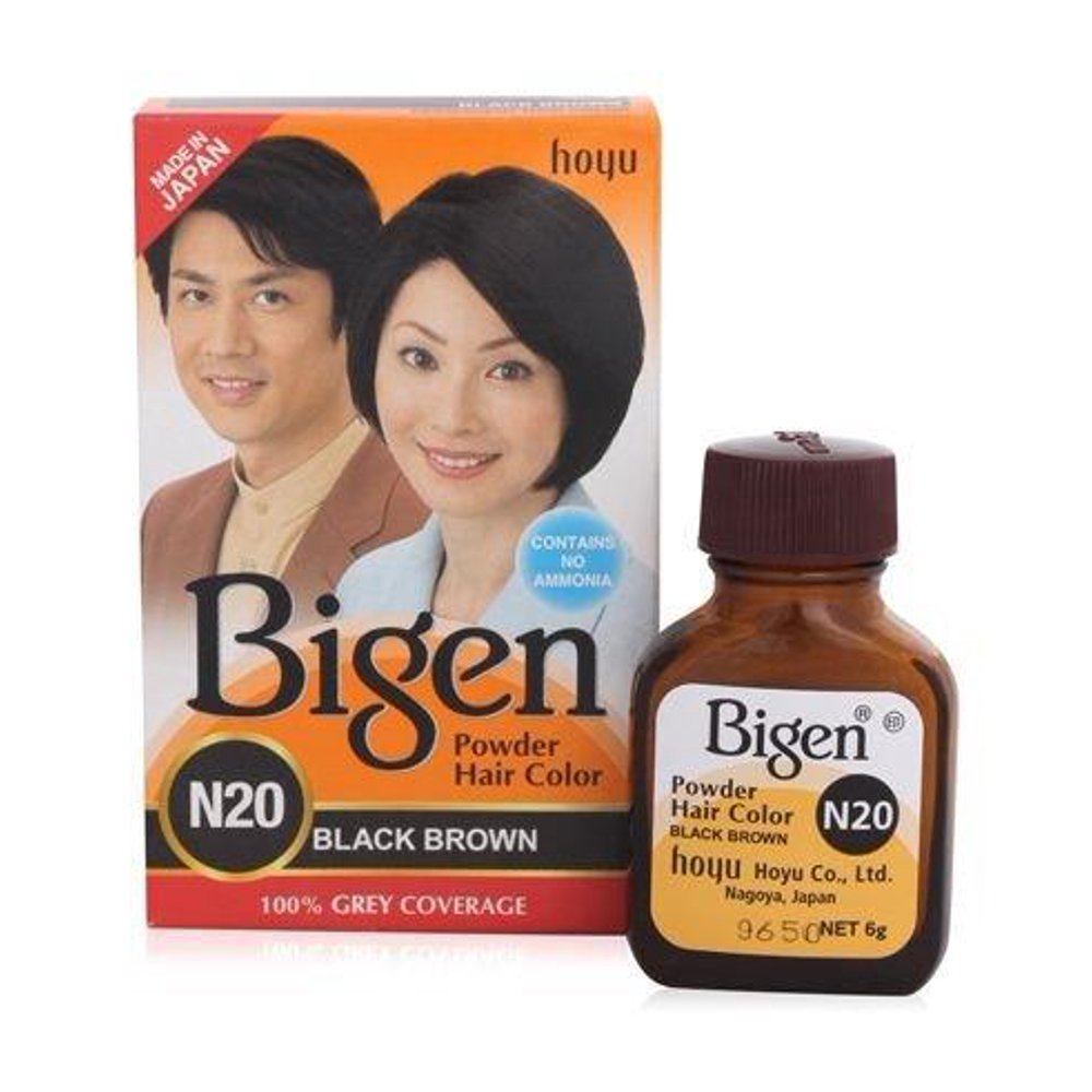 Black Brown Powder Hair Color