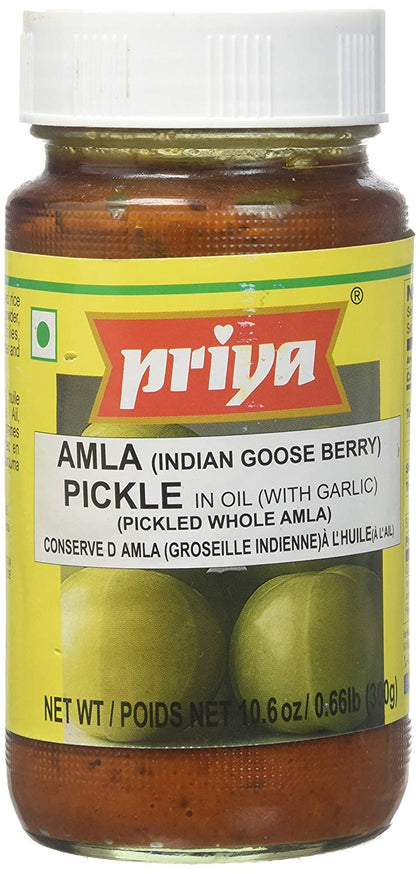 Amla Pickle in Oil w/ Garlic (Indian Gooseberry)