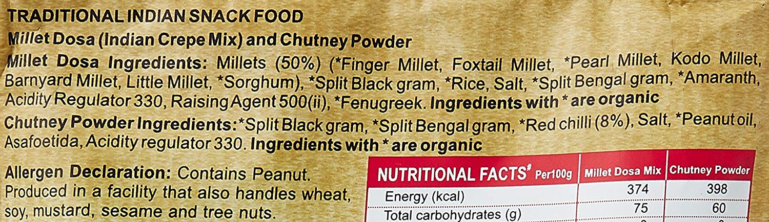 Organic Millet Dosa