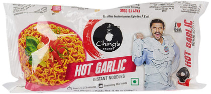 Hot Garlic Instant Noodles