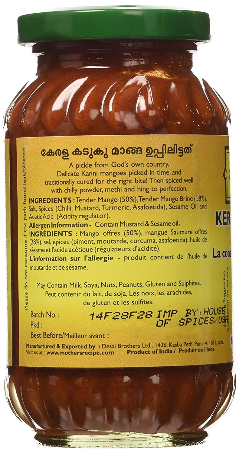 Kerala Vadu Mango Pickle