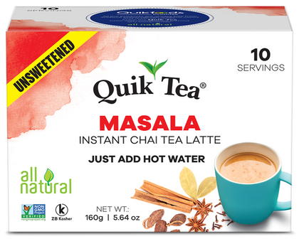 Masala Chai Tea Latte (Unsweetened)