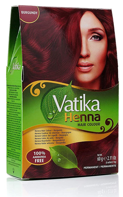 Vatika Burgundy Henna Hair Colour