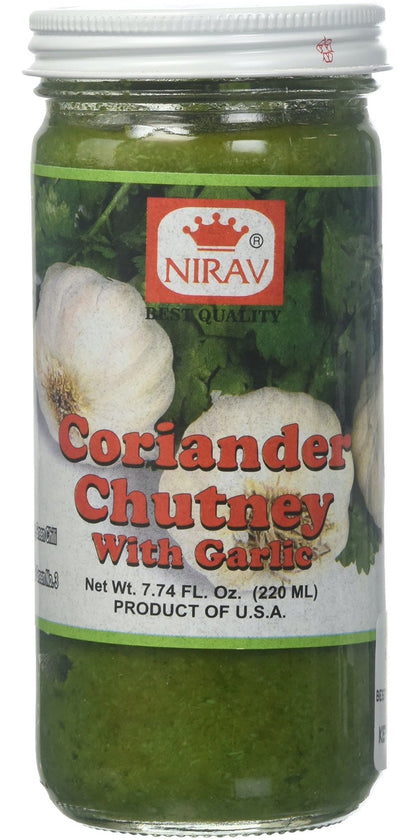 Coriander Chutney with Garlic