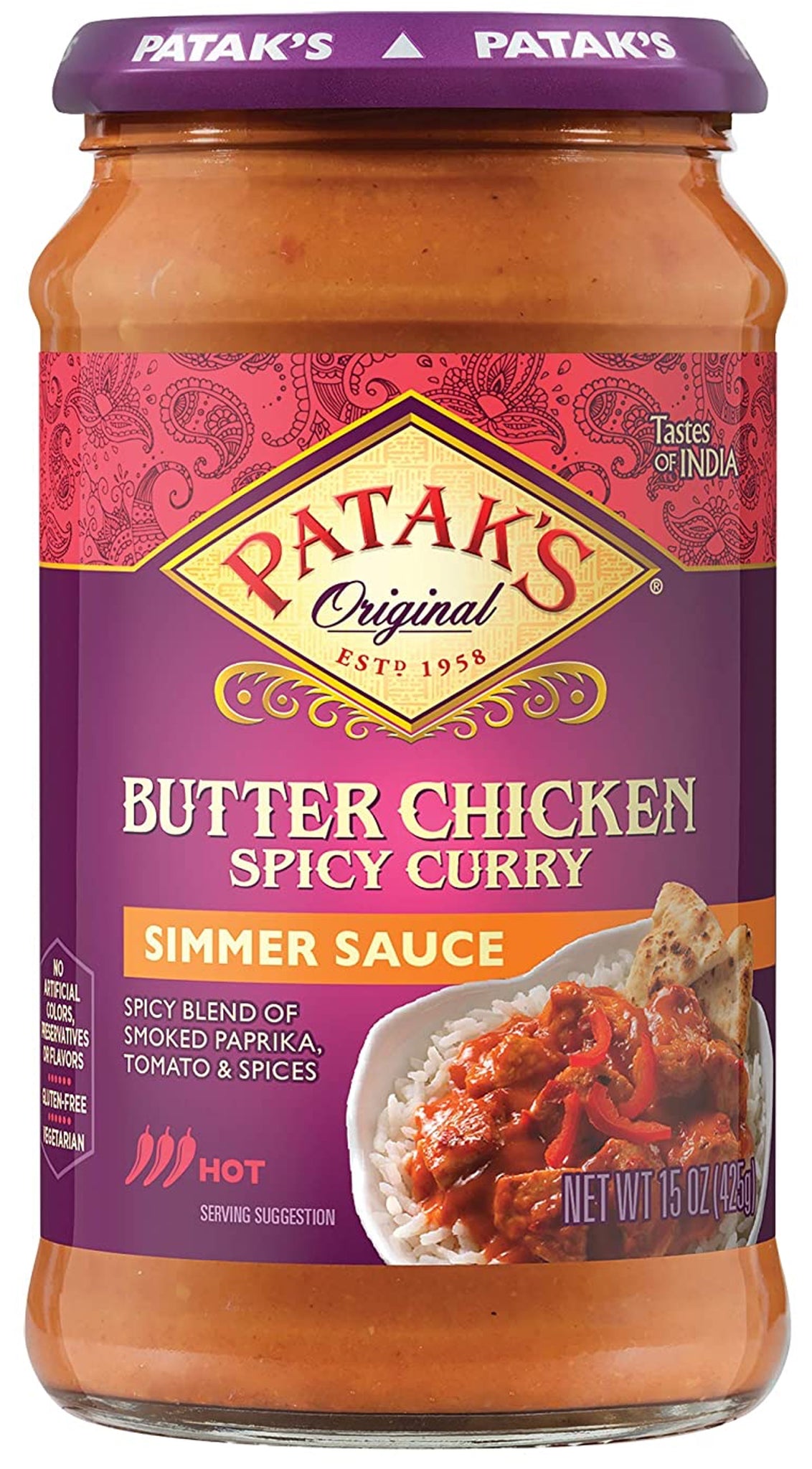 Butter Chicken Spicy Curry Simmer Sauce