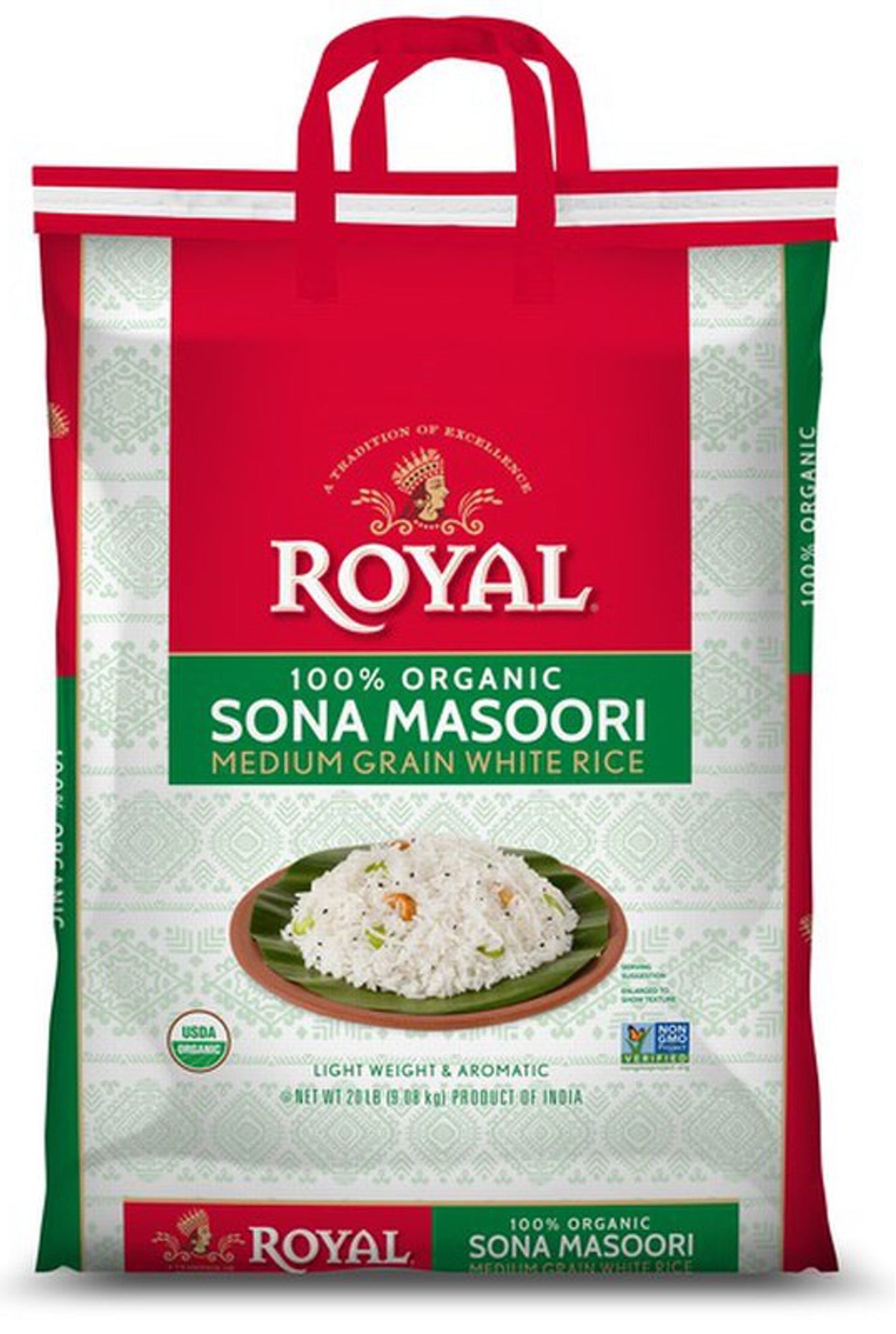 Organic Sona Masoori White Rice