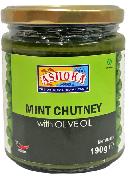 Mint Chutney with Olive Oil