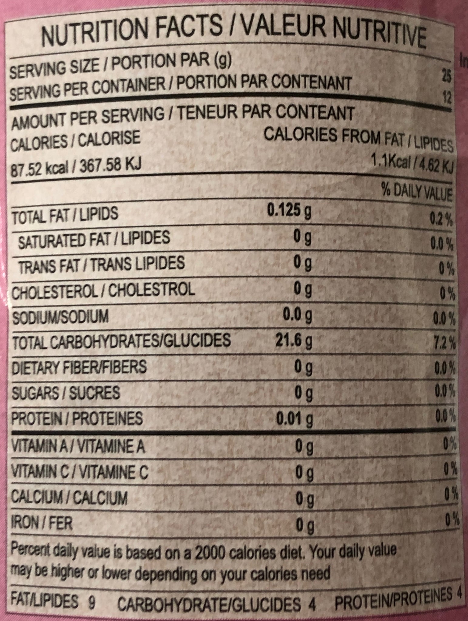 Custard Powder Strawberry Flavor