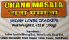Chana Masala (Indian Lentil Cracker)