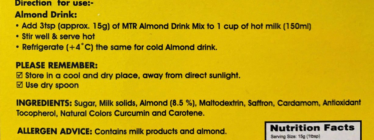 Badam Drink Mix (Almond Drink Mix)