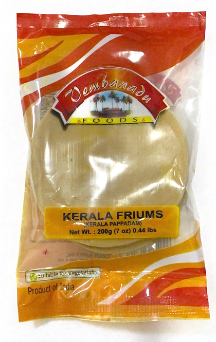 Kerala Friums (Kerala Pappadum)