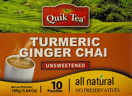 Turmeric Ginger Chai (Unsweetened)