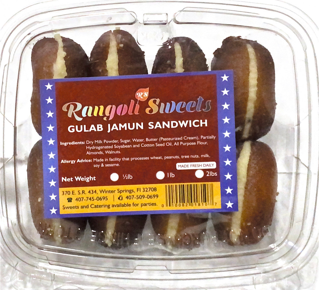 Gulab Jamun Sandwich