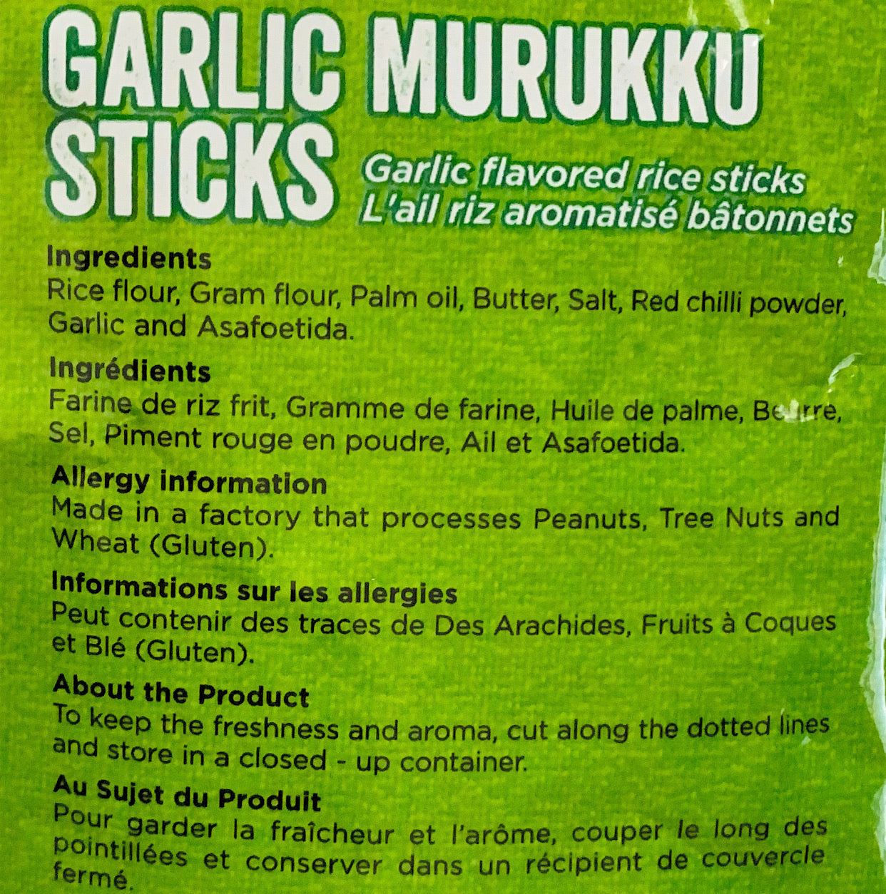 Garlic Murukku Sticks