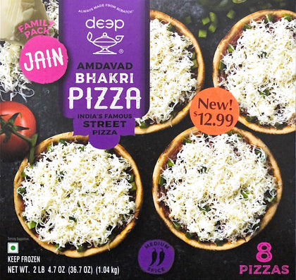 Jain Amdavad Bhakri Pizza